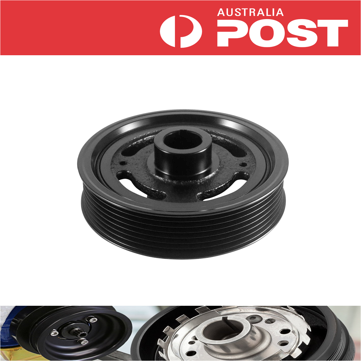 Harmonic Balancer for Nissan Juke F15 HR16DE 1.6L 10-19 Micra HR12DE 1.2L 10-20