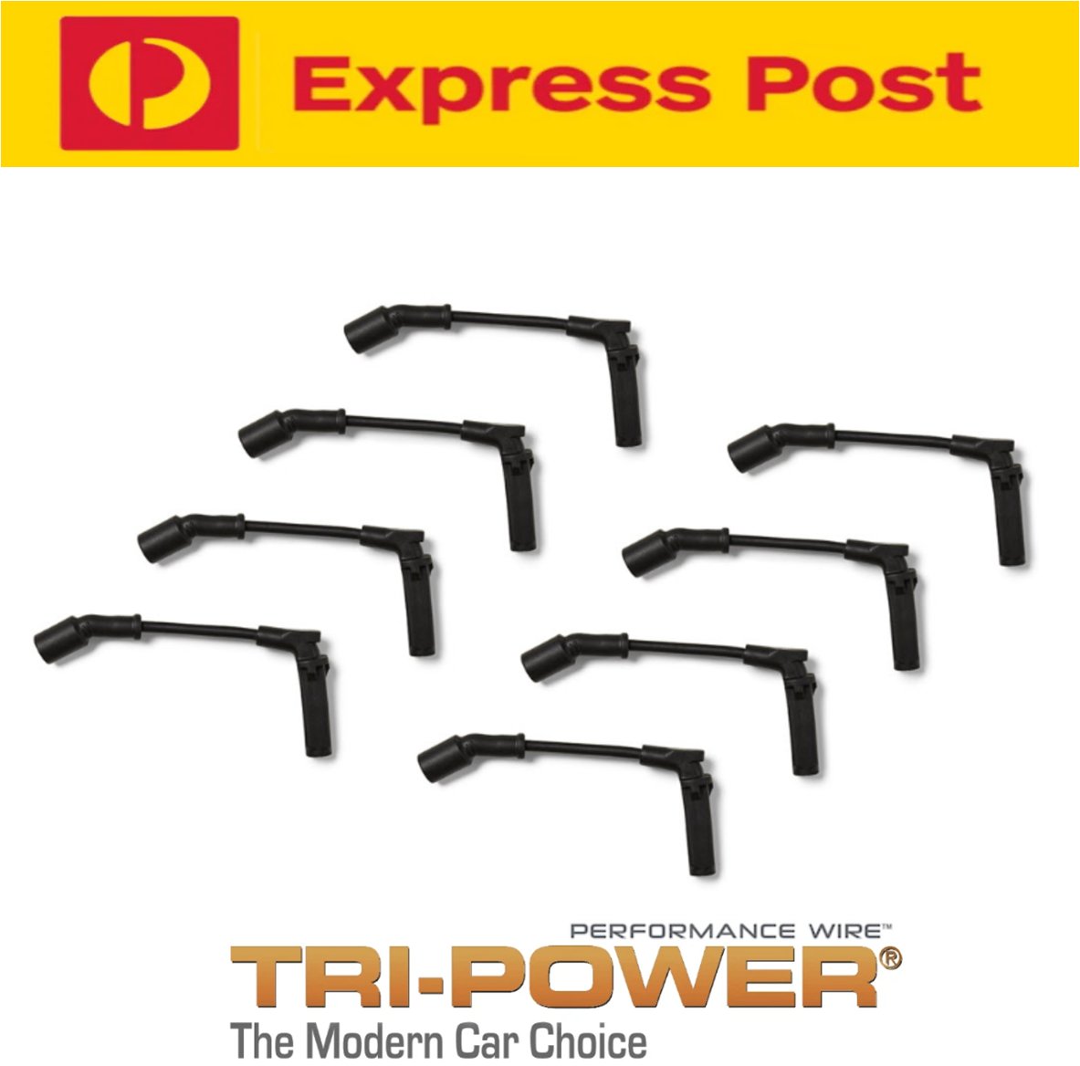 TRIPOWER Ignition Leads 8.0mm for Holden Commodore VZ VE VF LS2 6.0L V8 E88766