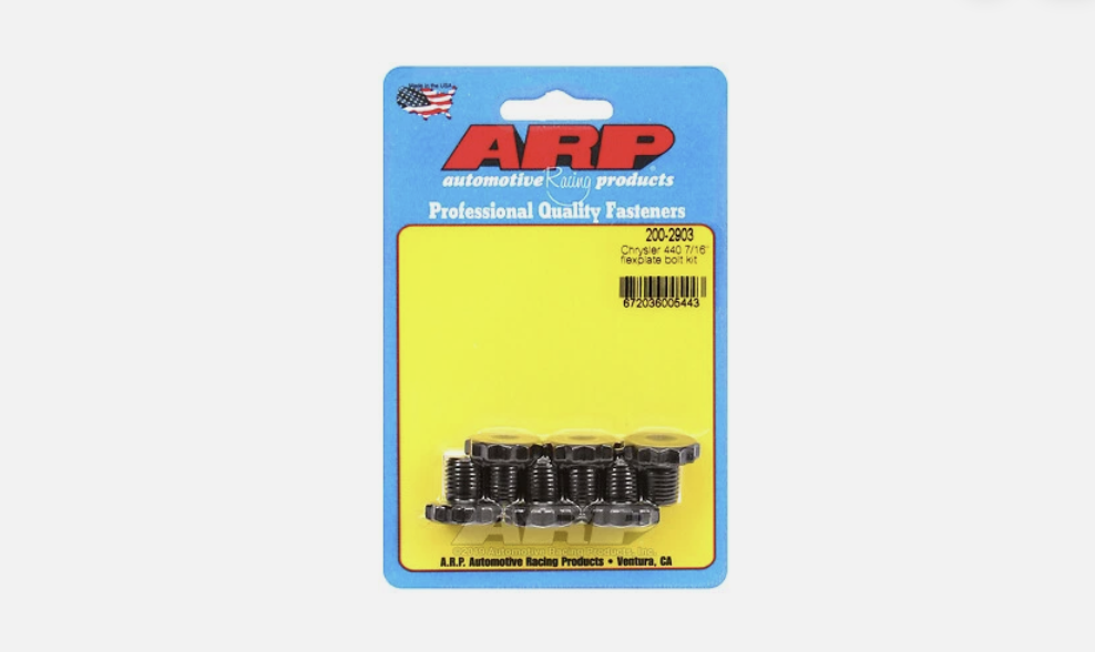 ARP Flexplate Bolt Kit Chrysler SB/BB 273-440 With 6-Bolt Crank 7/16-20 x .500"