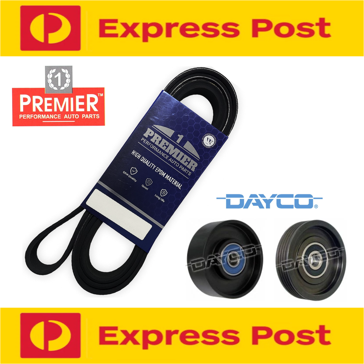 Belt and idley pulley kit for Holden Commodore VZ VE 3.6 Alloytec V6