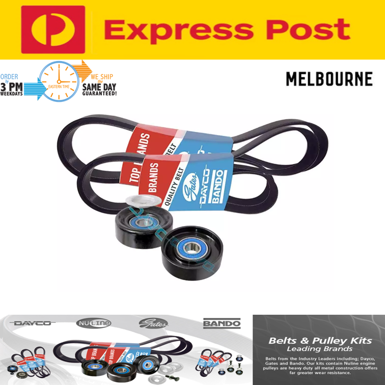 Belt & Pulley Kit for Hyundai Terracan 2.9 TD 4Cyl. CRDi DOHC 120kW J3 2005-2008