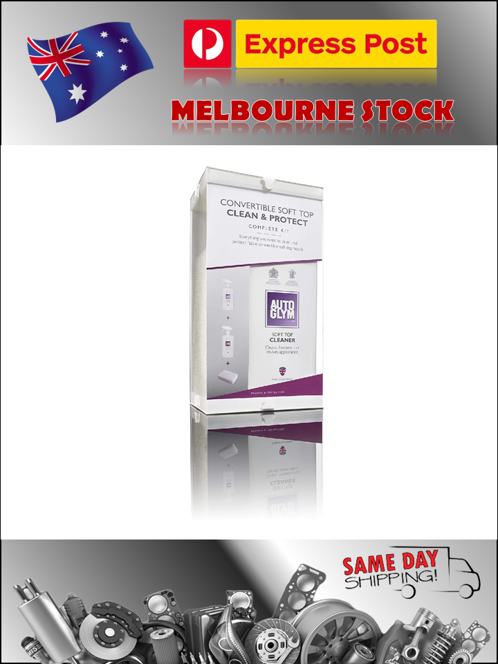 Autoglym Convertible Soft Top Clean Protect Complete Kit - Express Post