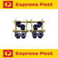 SUPERPRO REAR GREASEABLE SHACKLE & BUSH KIT FOR LANDCRUISER VDJ78 VDJ79 07-ON