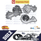 DOLZ Water Pump for Audi A8 D4 3.0L TDI CDTA CTBA CTBB 2010-2018 (6-Blade) 