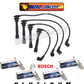WALKER IGNITION LEADS & BOSCH SPARK PLUGS for Hyundai Getz 1.4L, 1.5L, 1.6L DOHC