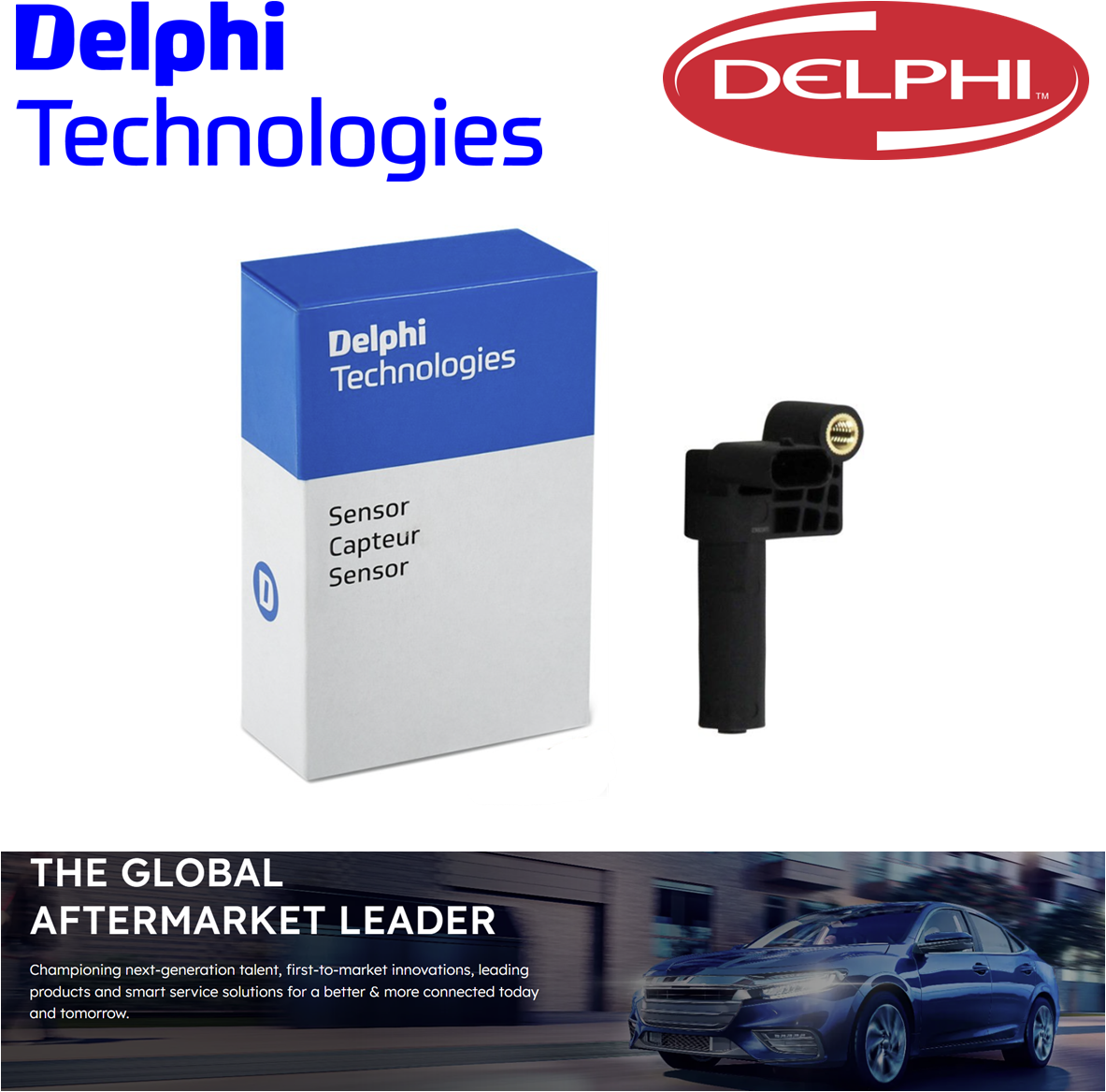 DELPHI CRANK SENSOR suits FORD RANGER EVEREST MAZDA BT50 2.2L / 3.2L 2011-2018
