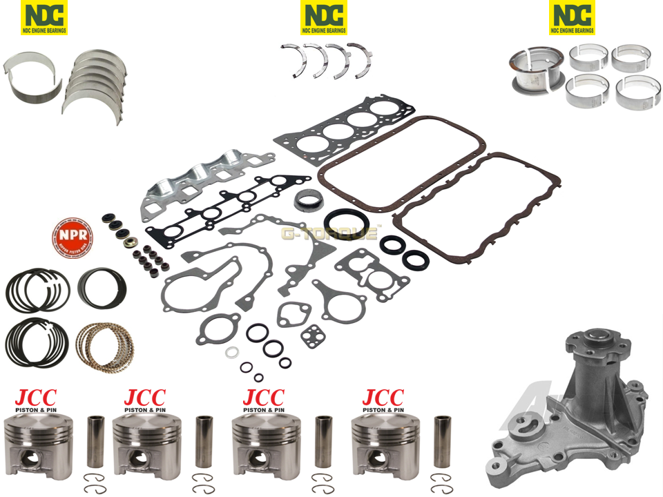 Full Engine Rebuild Kit for Suzuki Sierra SJ410 SJ40 1.0L 4CYL F10A 7/81-2000