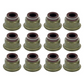 VALVE STEM SEAL X12 FOR TOYOTA 1HZ 1HD-T 12V LANDCRUISER 6M-GEU SOARER