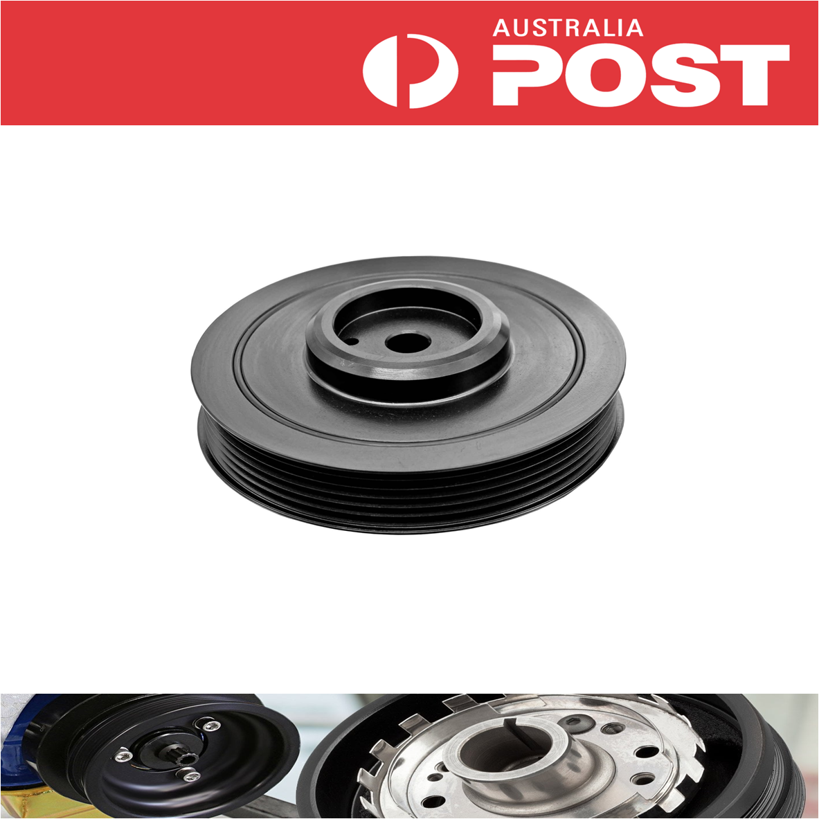 Harmonic Balancer for Hyundai Sonata EF 2.5L Tiburon GK Tucson JM 2.7L G6BV G6BA