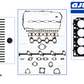 Cylinder Head Gasket Kit with Bolts for Hyundai ILoad I-Load TQ 2.5L D4CB 08-12