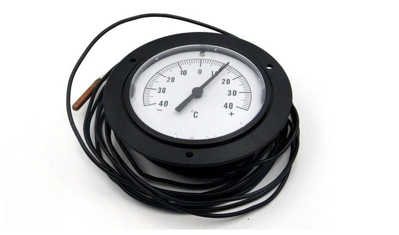 Coolroom Fridge Analog Thermometer Dial -40 +40 Degrees Capillary Cool Room