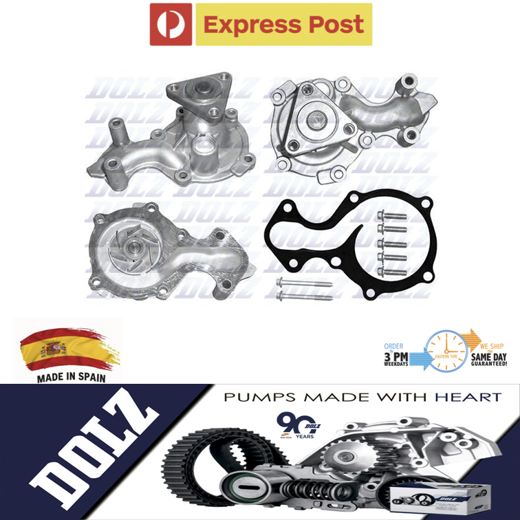 DOLZ Water Pump for 1.0L Ford Ecosport BK BL M1JC & Fiesta WZ M1JE