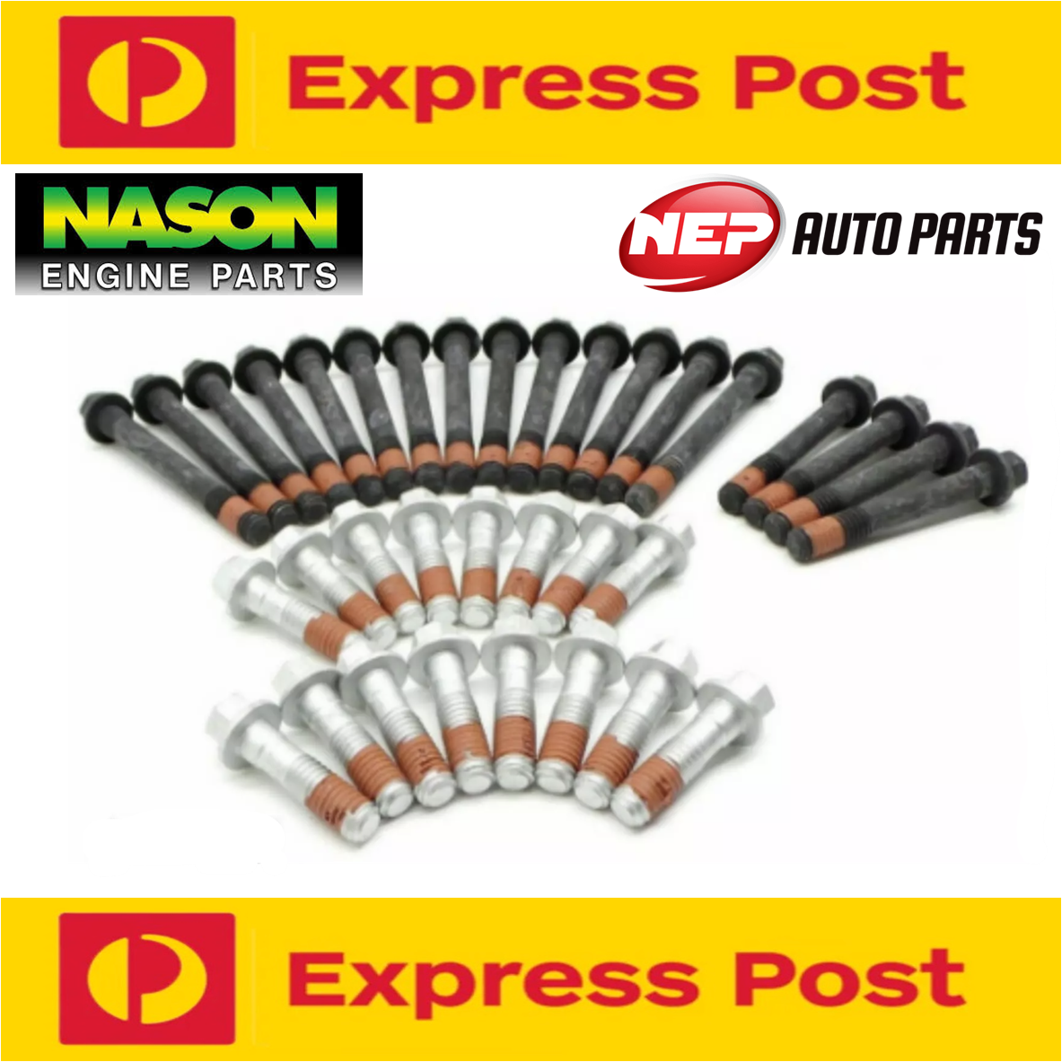 ENGINE PRO HEAD BOLT KIT CHEV V8 307-327-350 SBC [HOLDEN HK-HT-HG-HQ MONARO/GTS]