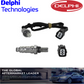 DELPHI Oxygen Sensor Pre-Cat for Honda Civic Ferio ES EU 1.7L D17A D17Z1
