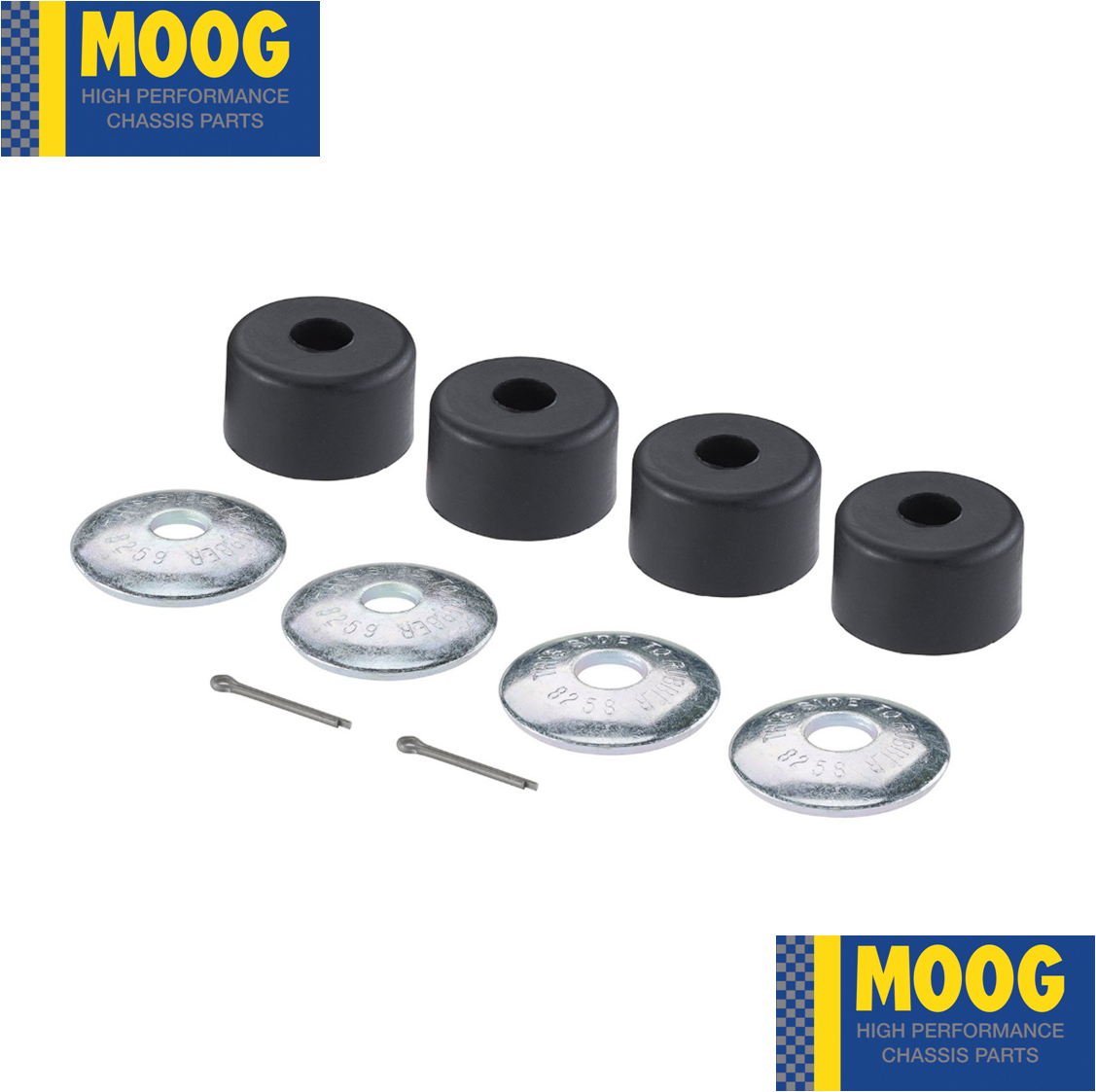 Ford Mustang 1965 - 66 Strut Rod Bush Kit  Improved design MOOG