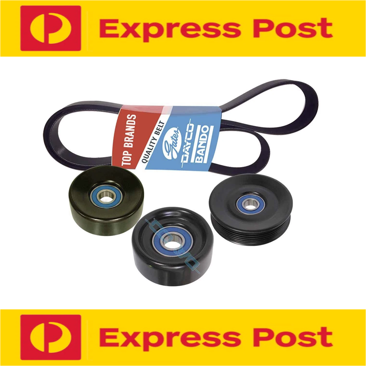 DAYCO Belt & Pulley Kit for Ford Falcon 5.0L EF-EL XR8 V8 (most models) 1994-98