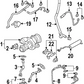 Oil outlet (turbocharger) turbo pipe gasket for BMW X6 (E71, E72) 4.4 2008-2014