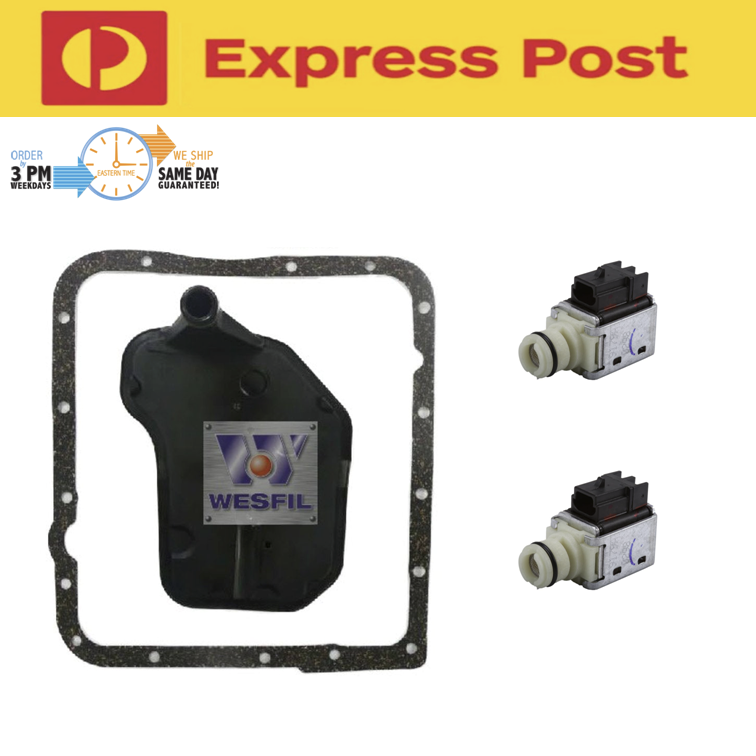 Transmission Filter & Gasket Shift Solenoid Kit A B For GM Chevy 4L60E 4L65E