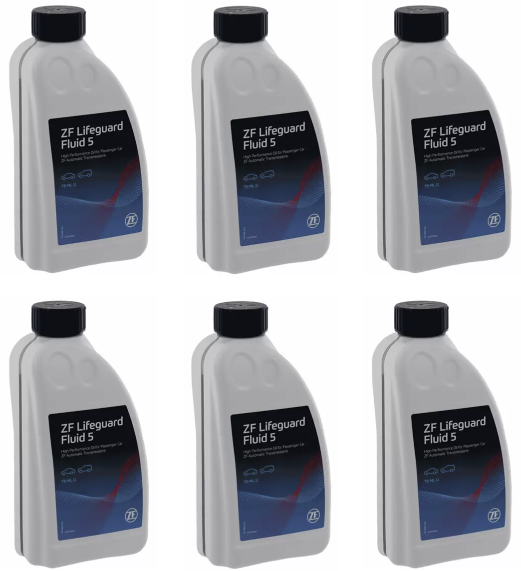 6x Brand New Genuine ZF Lifeguard Fluid 5 Automatic Transmission Oil 1 Litre