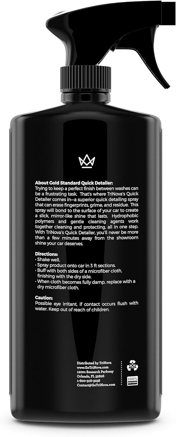 TriNova Quick Detailer Spray Coating Protective Seal Against Weather Contaminant