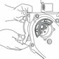 Lisle 13800 Water Pump Sprocket Holder Tool for GM Ecotec Engine