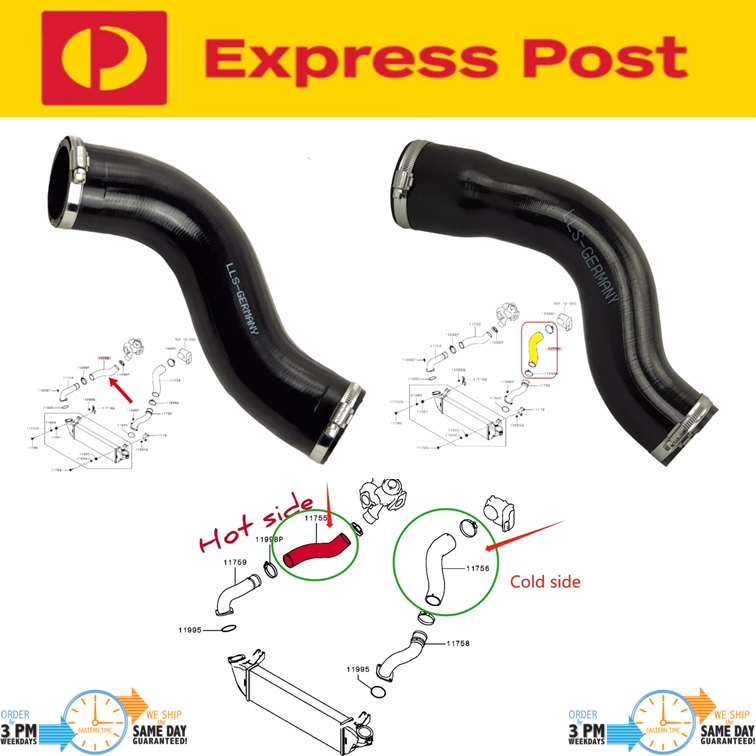 Intercooler Hoses For Mitsubishi Triton MQ MR Pajero Sport QE QF 2.4L 2015-Onw