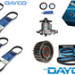 DAYCO Water Pump, Timing + Fan Belt Kit for Hilux LN147 LN167 LN172 5L 5L-E 3.0L
