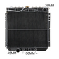 MADE IN AUSTRALIA Radiator For Ford Falcon XW XY 6Cly Auto Manual 1969-1972