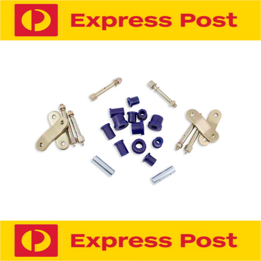 SUPERPRO REAR GREASABLE SHACKLE AND BUSHING KIT FOR MITSUBISHI TRITON MQ MR
