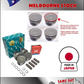 Piston and Ring Set (For 4) for Mazda 3, 6, CX-7 2.3L L3-VDT Turbo Engine 06-14