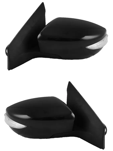 Door Mirror Left Right Led Lamp And Folding Electric For Nissan Pulsar B17 12-16