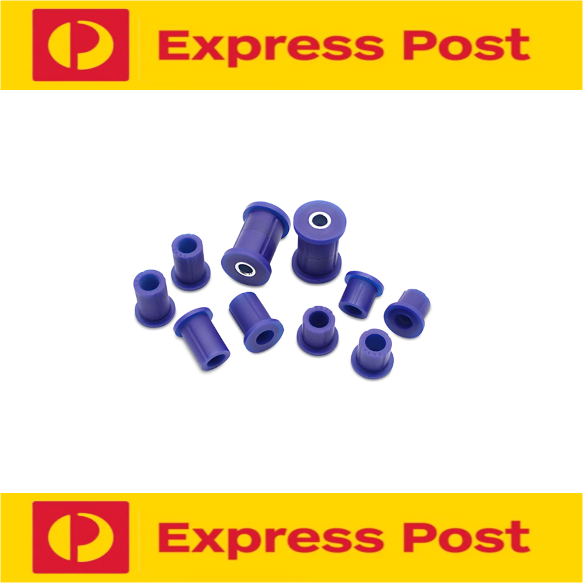 SUPERPRO REAR LEAF SPRING SHACKLE BUSH KIT FOR TOYOTA HILUX KUN26 GGN25 05-2015