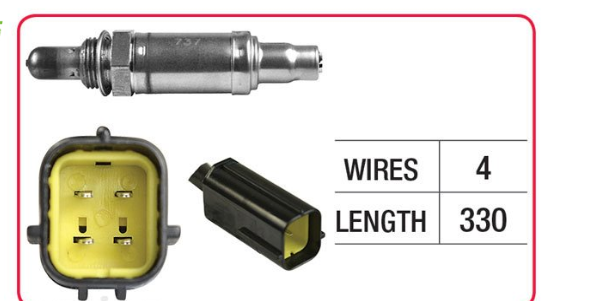 GOSS Oxygen/O2 Sensor Post -Cat for Nissan Dualis J10 MR20DE 2.0L 07-16