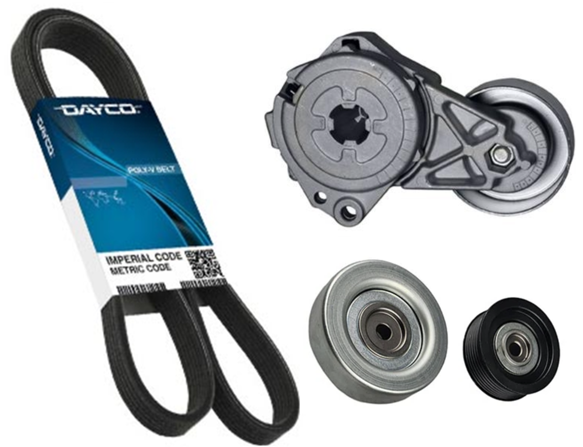 Drive Belt Tensioner Idler Pulley Kit for Pajero NP NS NT V6 3.8L 6G75 Petrol
