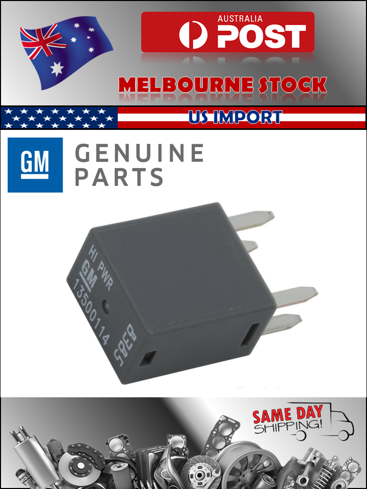 GENUINE HOLDEN TM BARINA JG JH CRUZE STARTER MORTOR 4 PIN MULTI USE RELAY 35A