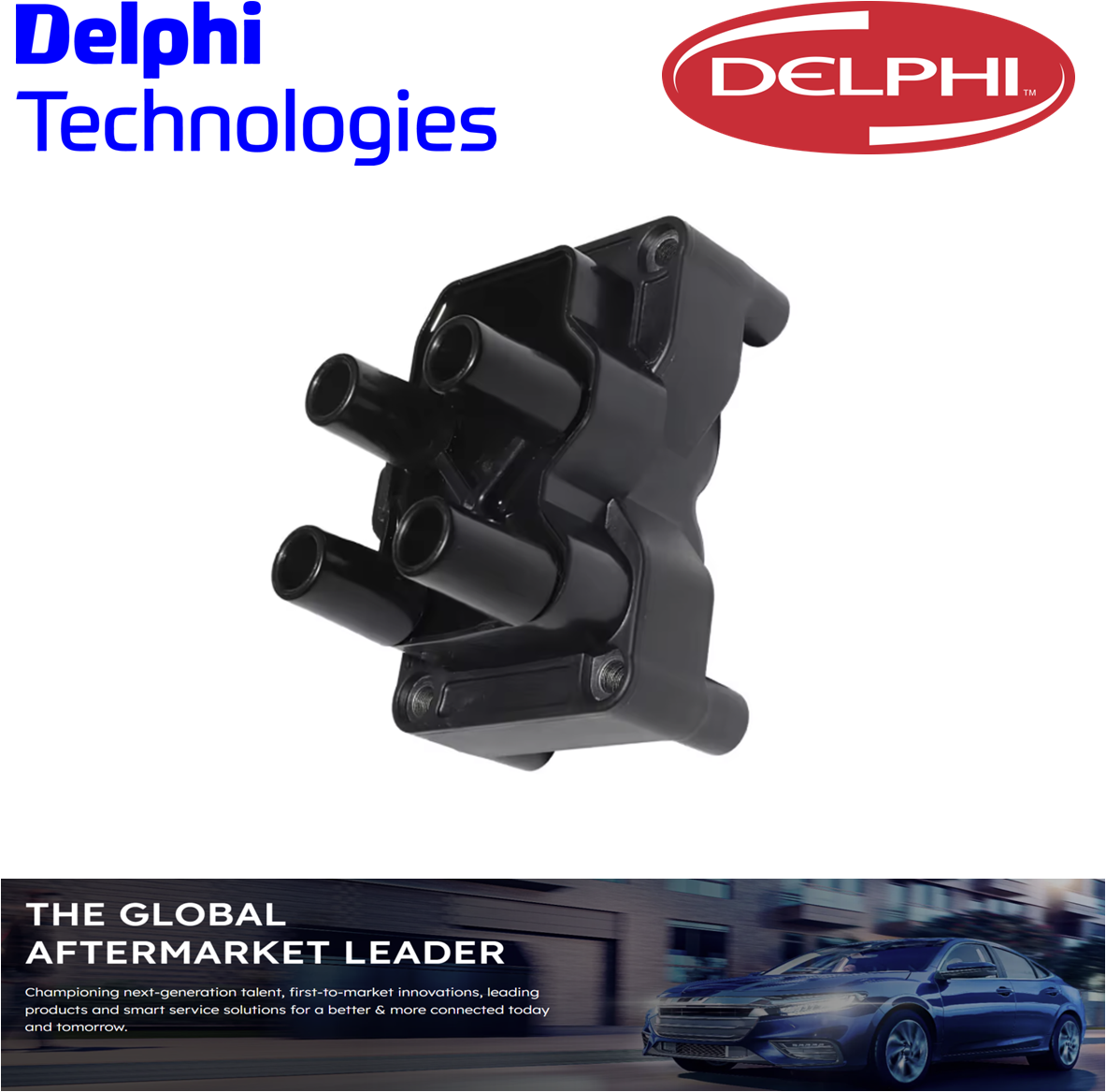 DELPHI Ignition Coil for Ford Ecosport Fiesta Focus BK WT WZ LW 1.5L 1.6L