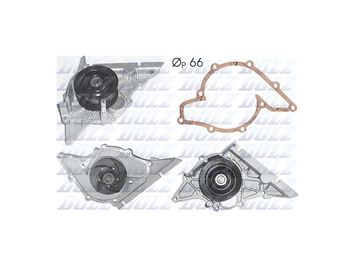 DOLZ Water Pump for Volkswagen VW Touareg V8 7L 2003-2006 4.2L AXQ Engine