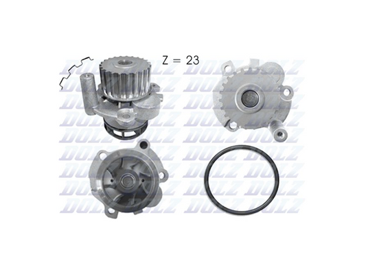 DOLZ Water Pump for Audi A4 B7 2.0L TFSI BGB BWE BUL 2005-2009