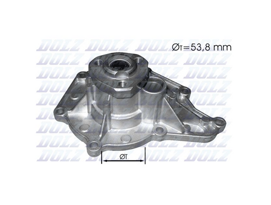 DOLZ Water Pump for Audi A6 FSI C6 2.8L BDX CCEA 2007-2011