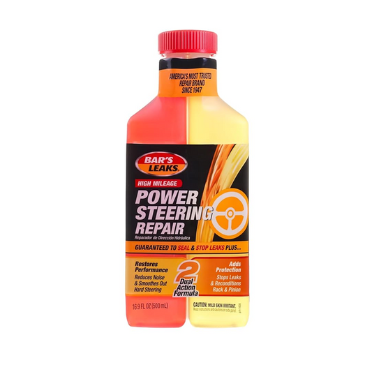 Bar's Leaks High Milage Power Steering Repair Leak Seal Sealant 16Oz