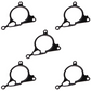 Vacuum Pump Gasket for Audi A3 A4 A5 TT VW Golf Jetta Passat Tiguan Skoda Octavia Superb 06H103121F