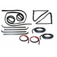 Ford F-100 F-150 Door Window Vent Seal Bailey Channel Weather Strip Set 81-86