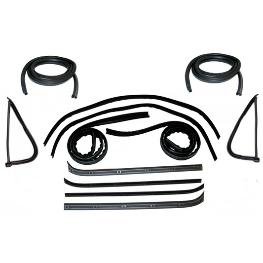 Ford Bronco Door Window Vent Seal Bailey Channel Weather Strip Set 78-80
