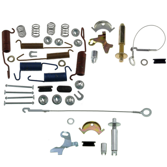 Drum Brake Hardware Kit + Self Adjuster Repair Kit for Thunderbird 1967 11 Inch x 2.25 Inch