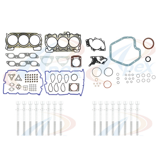 Full Engine Gasket Set/Kit & Bolts for Subaru Outback BHE 3.0L EZ30 EZ30D 00-8/03 (Top and Lower End)