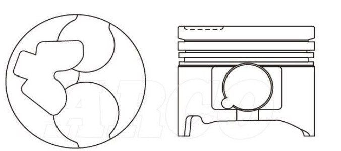 Piston Set (4) for Toyota Hilux KZN165 KZN165R 1KZTE 1KZ-TE 3.0L Diesel 00-05